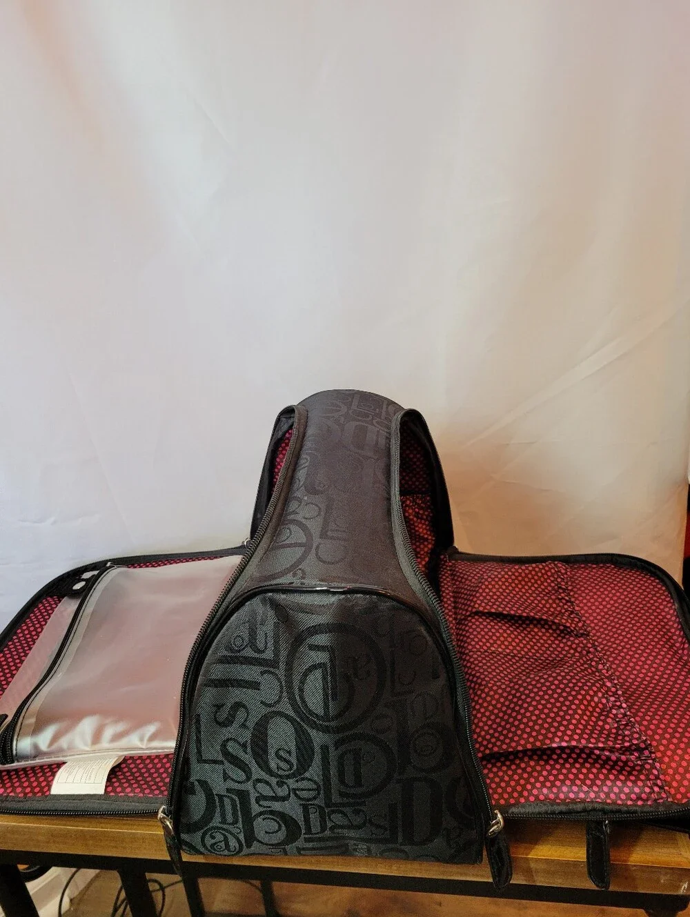 Caboodles Envy Travel Makeup Case Black Wirh Patent Trim